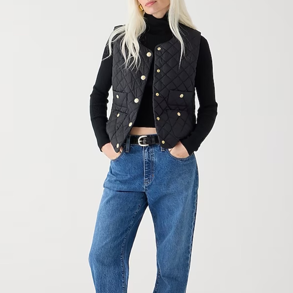 J. Crew Quilted Lightweight Lady Vest - Picture 1 of 6